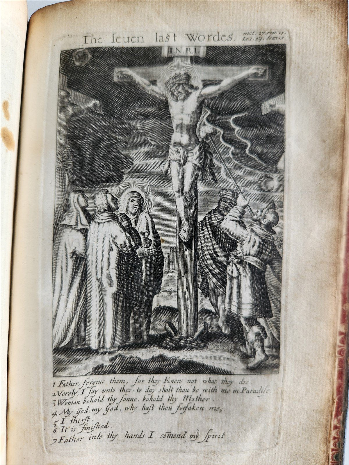 1638 BIBLE in ENGLISH Robert Barker ILLUSTRATED antique FINE ORIGINAL BINDING