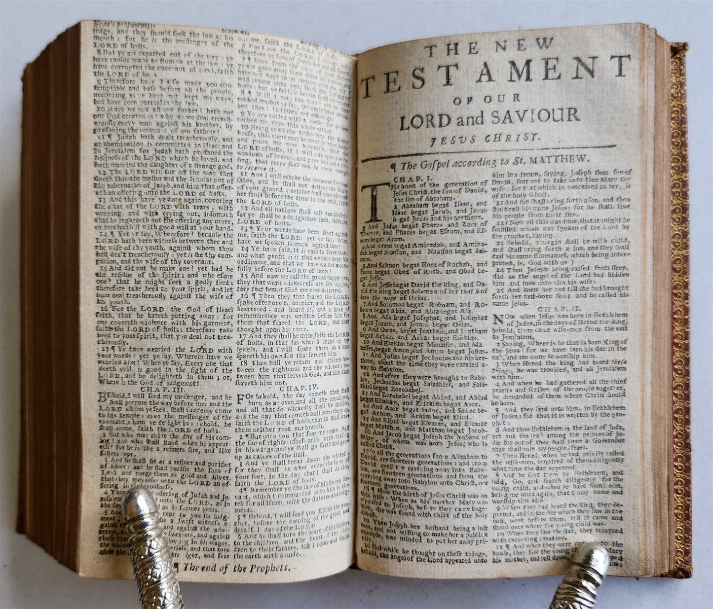1685 BIBLE ENGLISH antique Old & New Testament w/ Concordance & Psalms