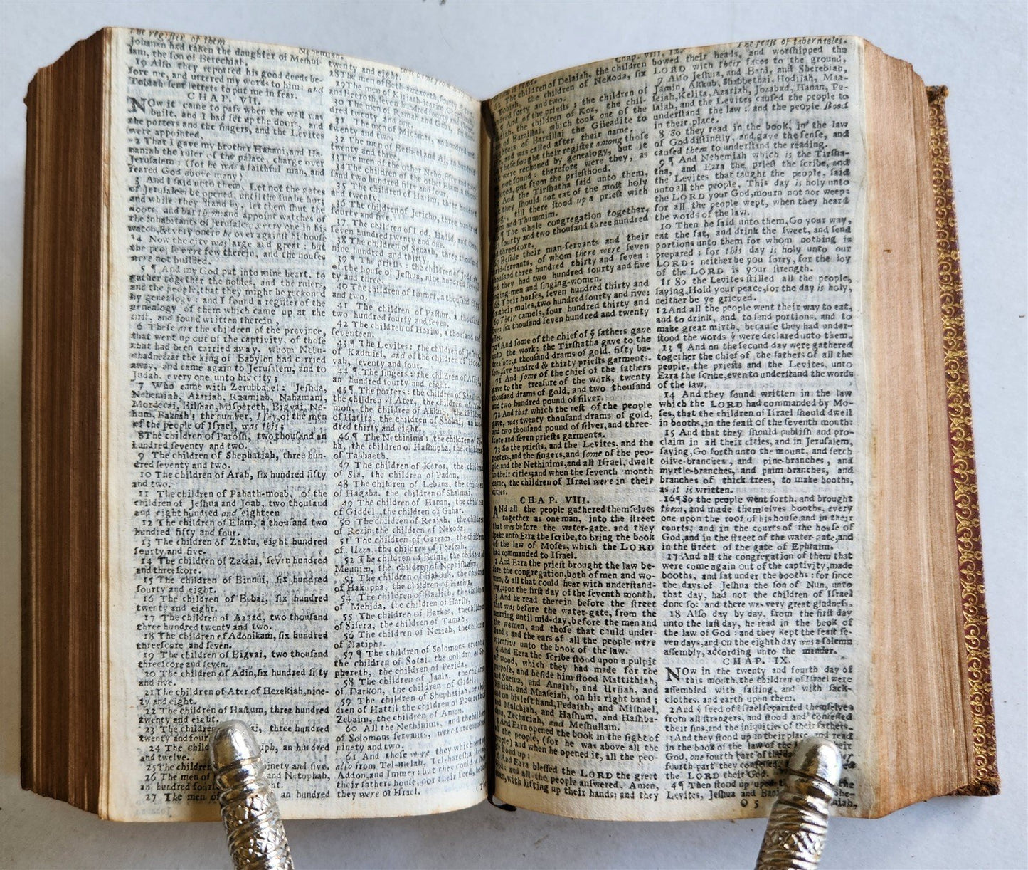 1685 BIBLE ENGLISH antique Old & New Testament w/ Concordance & Psalms