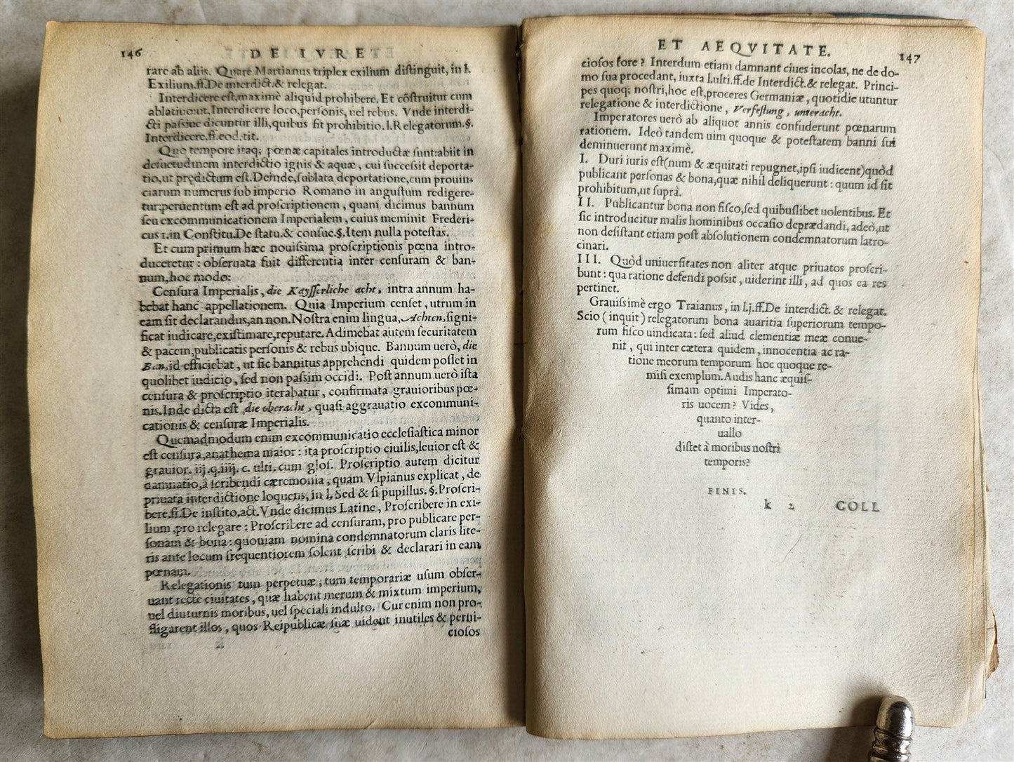 1547 LAW BOOK by D. Ioan. OLDENDORPIUM Collatio Iuris Civis et Canonici antique