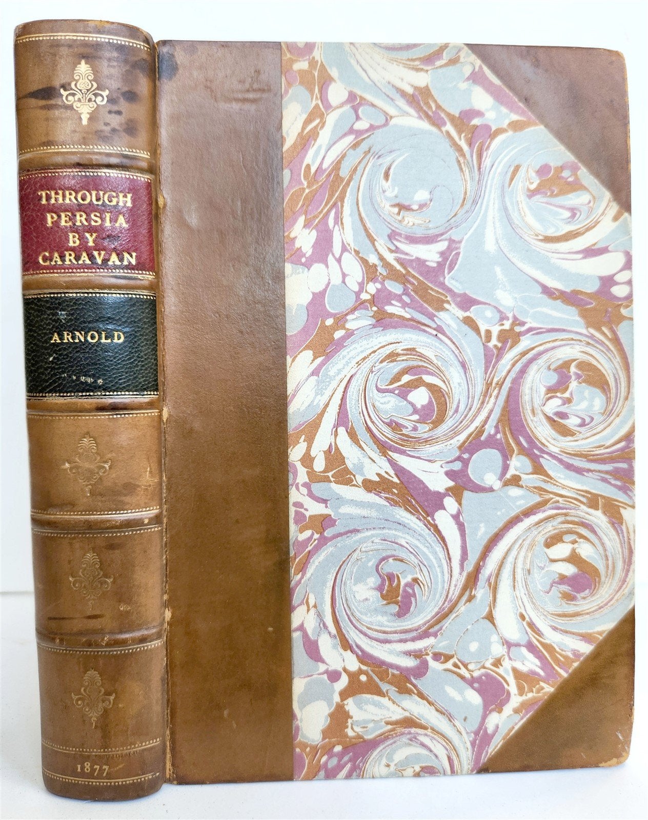 1877 THROUGH PERSIA by CARAVAN antique by Arthur Arnold