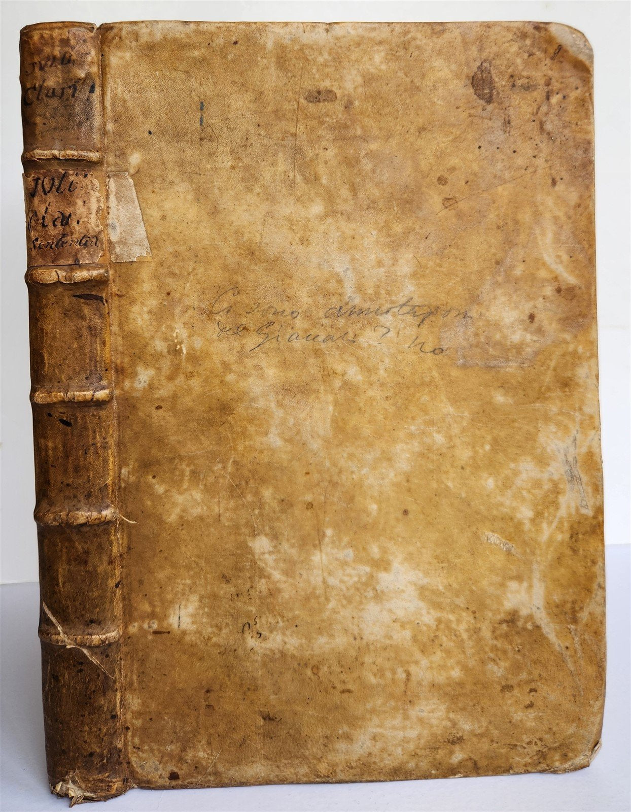 1582 LAW BOOK by CLARO GIULIO antique VELLUM BOUND FOLIO 16th CENTURY