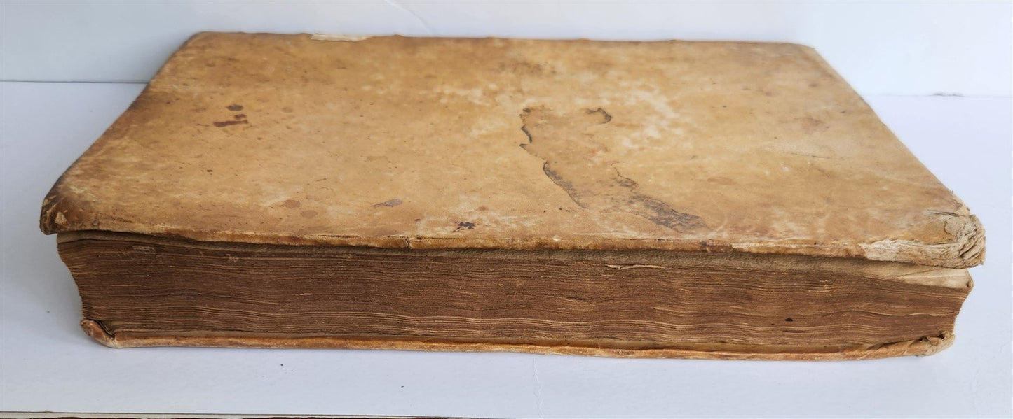 1582 LAW BOOK by CLARO GIULIO antique VELLUM BOUND FOLIO 16th CENTURY
