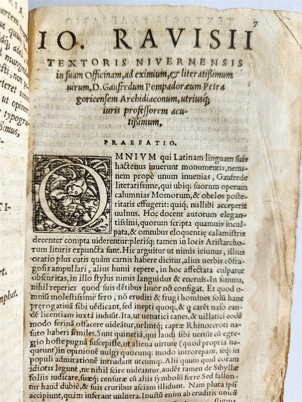 1551 Jean TIXIER antique VELLUM BOUND Officinae Ioannis Rauisii Textoris