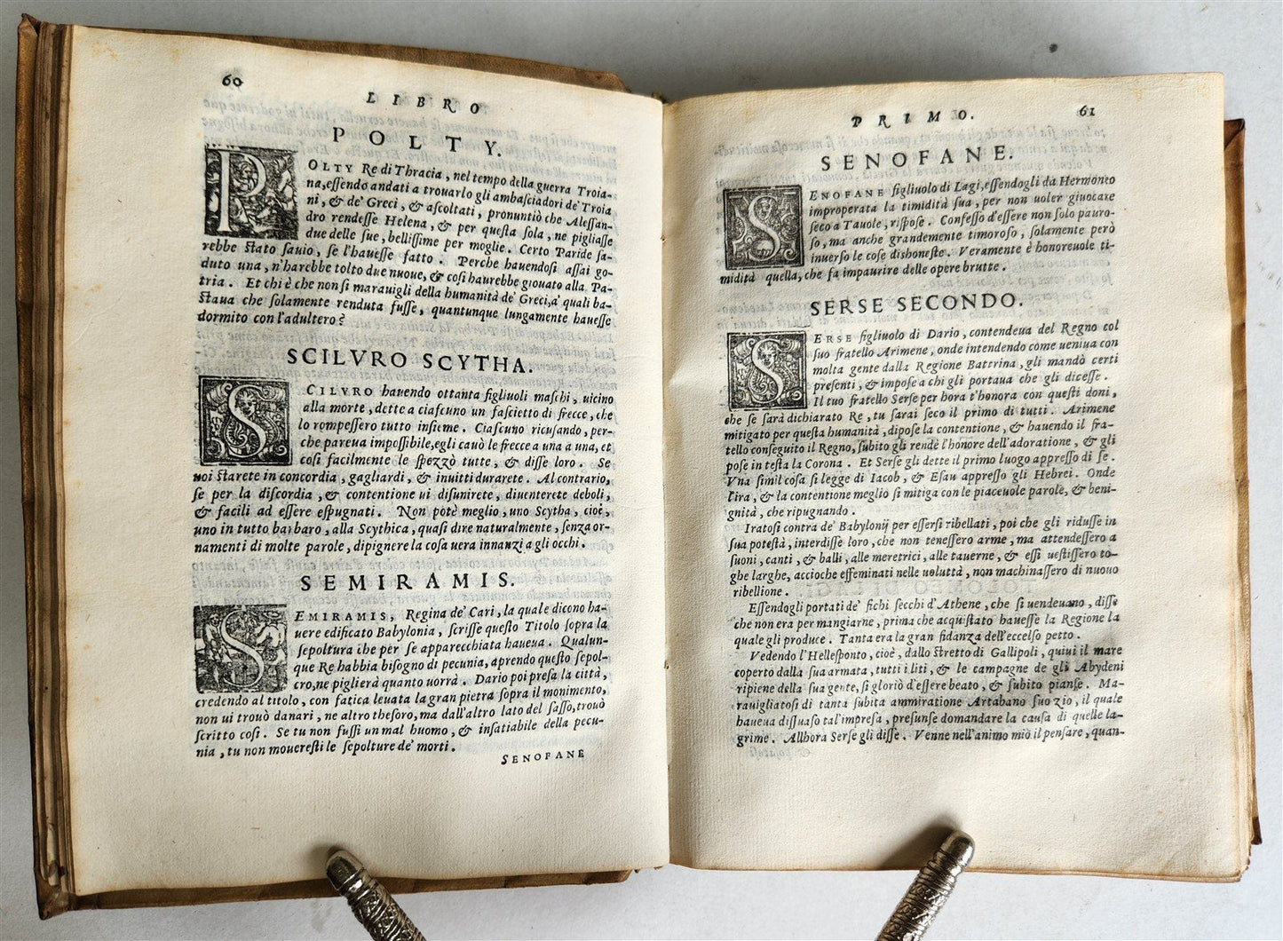 1566 APOPHTHEGMATA by PLUTARCH antique VELLUM BOUND w/ MANUSCRIPT TITLE 16th C.