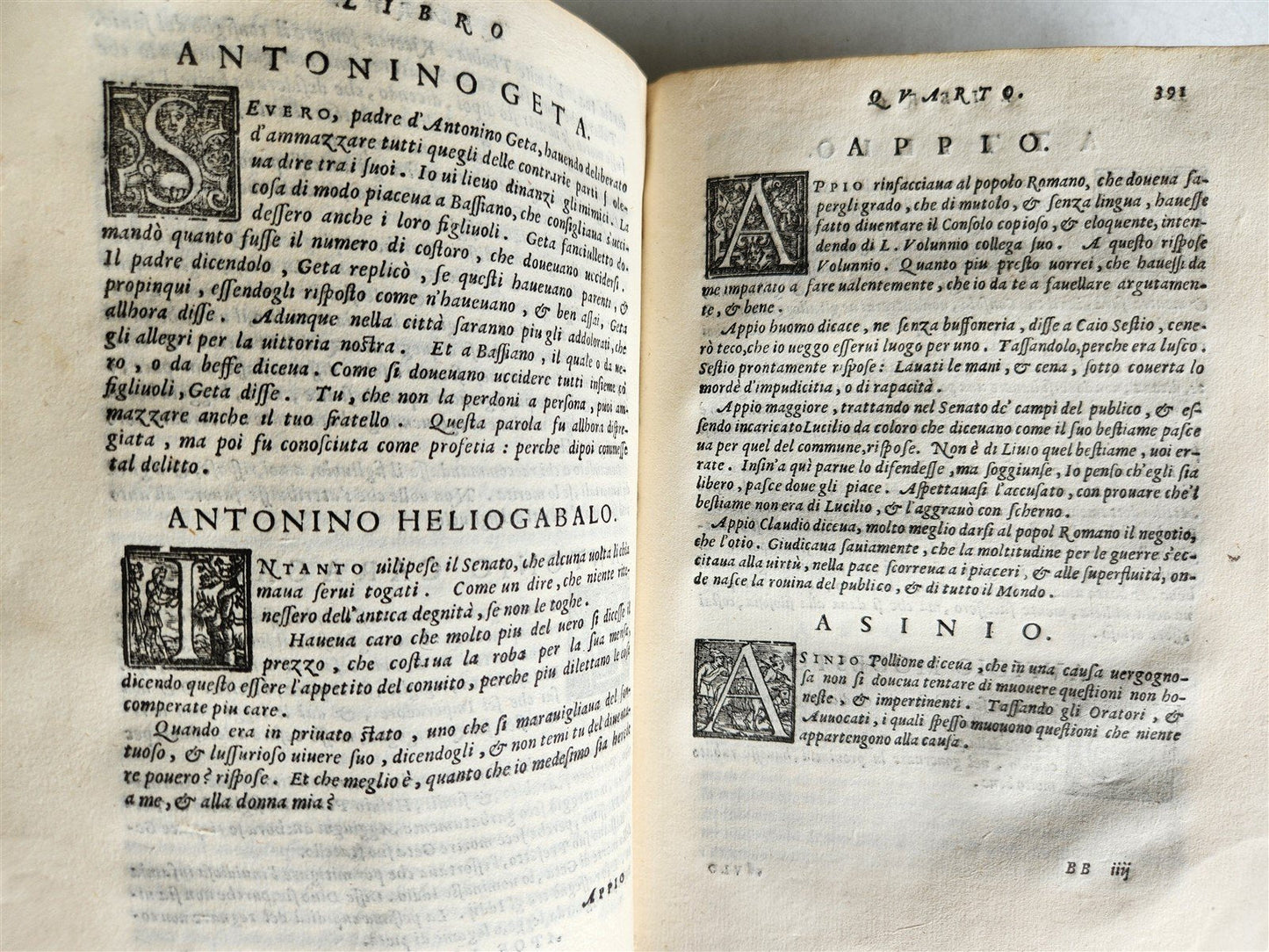 1566 APOPHTHEGMATA by PLUTARCH antique VELLUM BOUND w/ MANUSCRIPT TITLE 16th C.