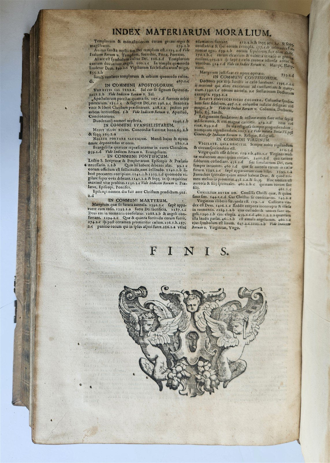 1727 COMMENTARIUS in IEREMIAM PROPHETAM THRENOS et BARUCH PIGSKIN FOLIO antique