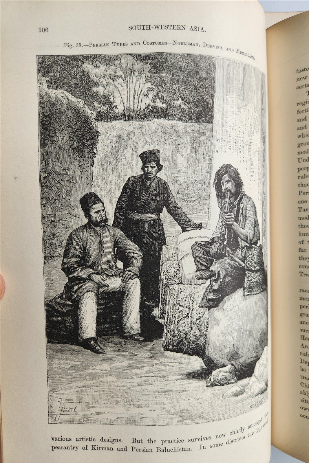 1884-85 EARTH & ITS INHABITANTS ASIA 4 ILLUSTRATED VOLUMES antique