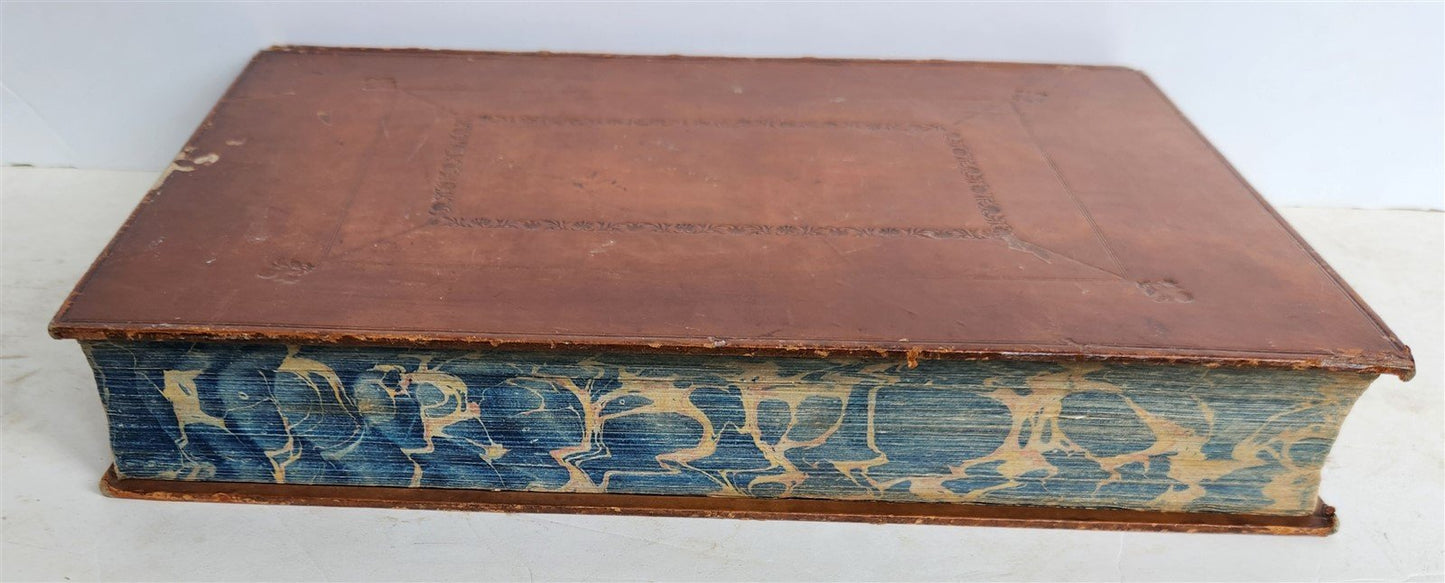 1683 BIBLE in ENGLISH ILLUSTRATED w/ MAPS KING JAMES FOLIO antique