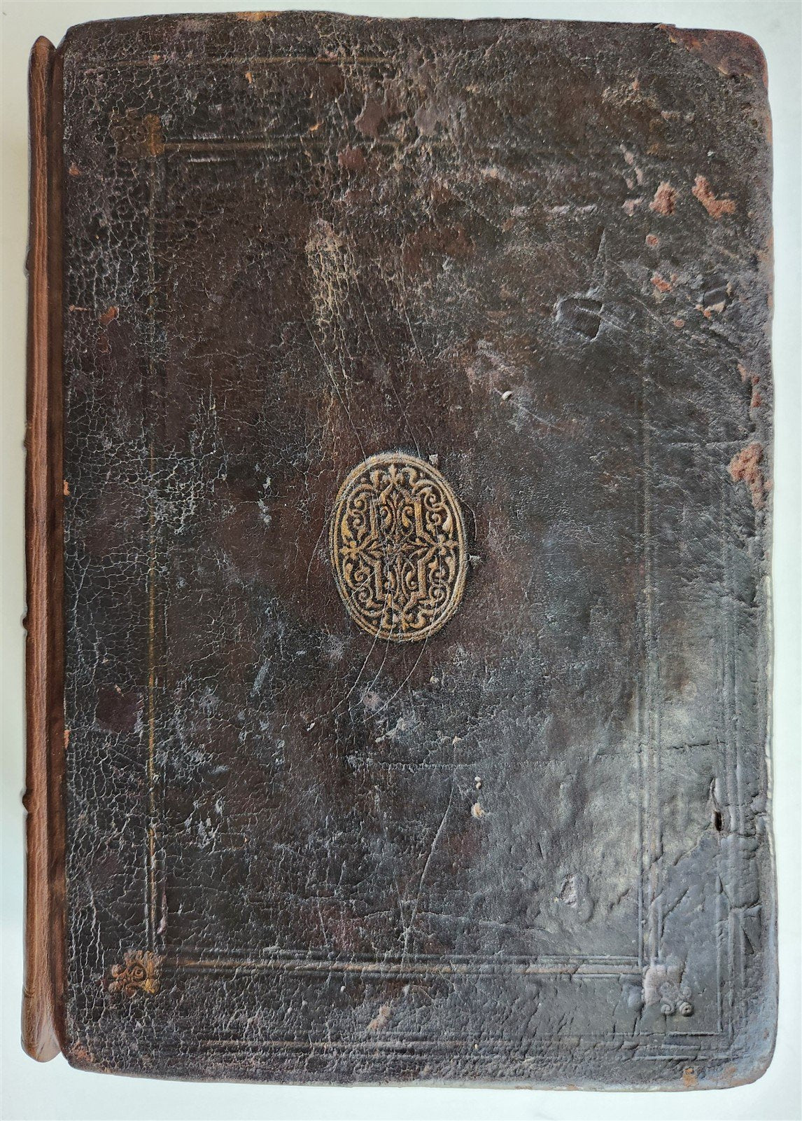 1580 BIBLE FIRST LATIN BIBLIA PRINTED in ENGLAND by Christopher Barker antique