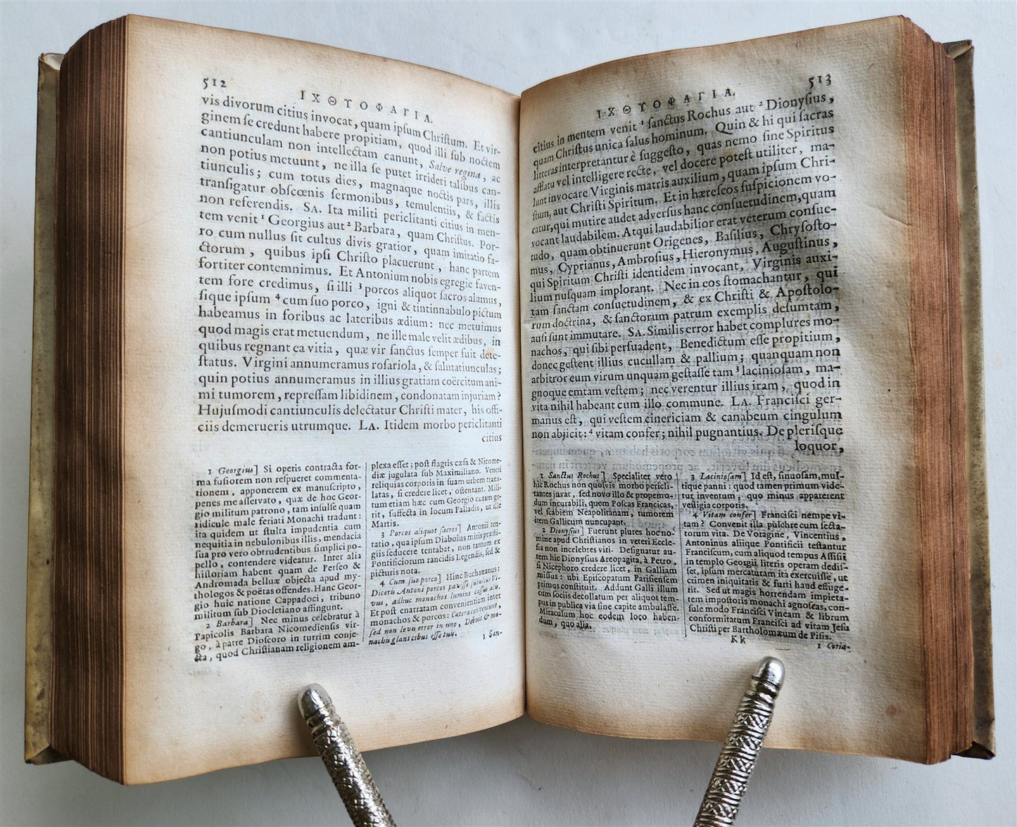 1693 COLLOQUIA by ERASMUS antique VELLUM BOUND 17th CENTURY