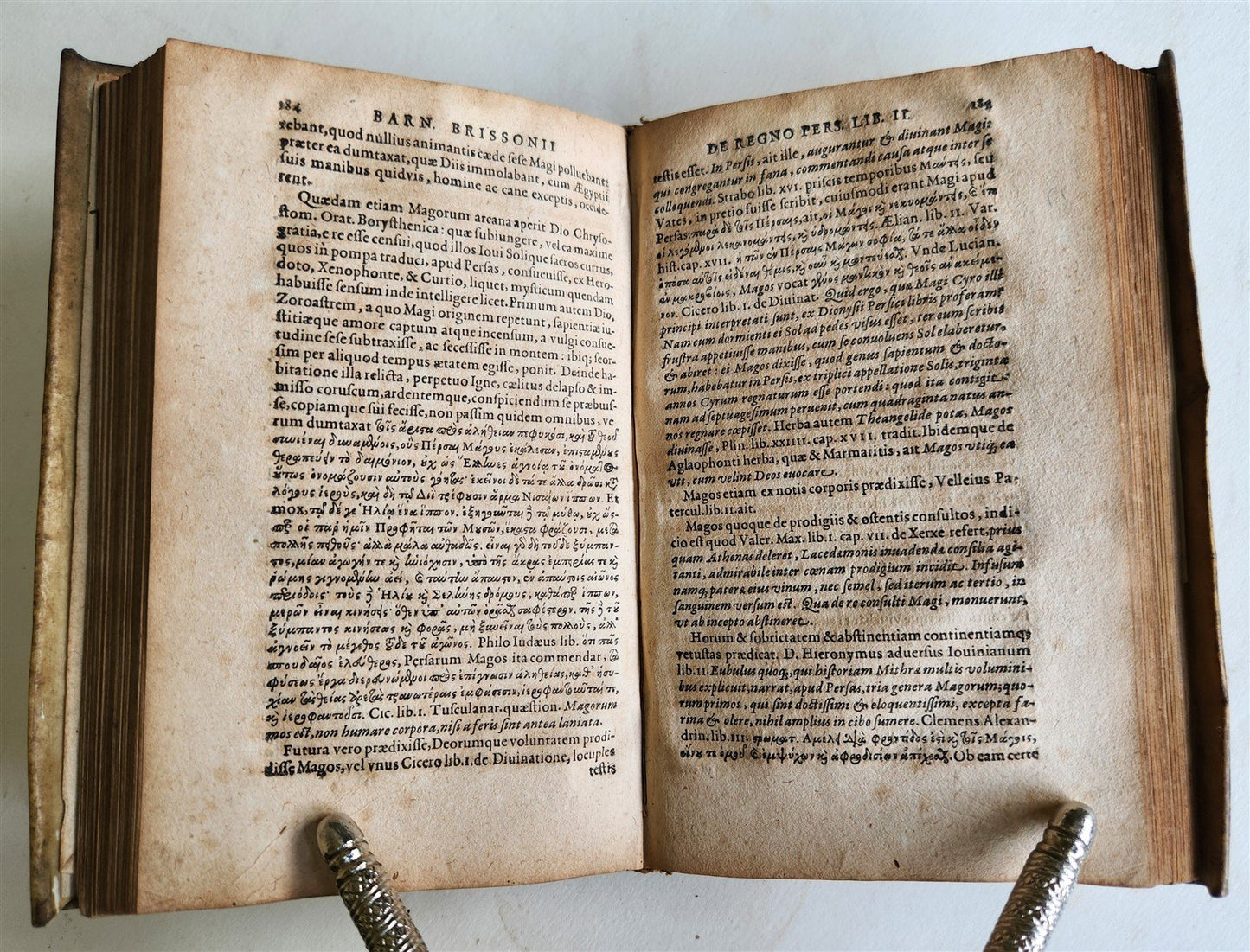 1595 PERSIAN EMPIRE HISTORY antique VELLUM BOUND 16th CENTURY rare