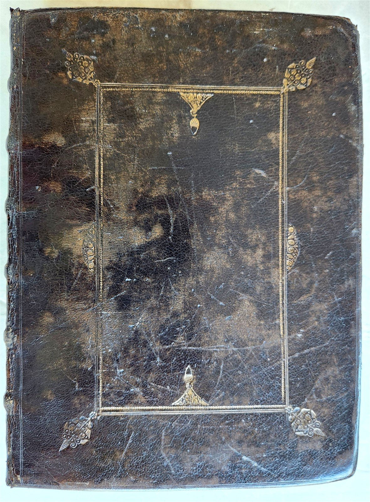 1678 BIBLE in ENGLISH w/ ORIGINAL BINDING antique OLD & NEW TESTAMENT 17th CENT.