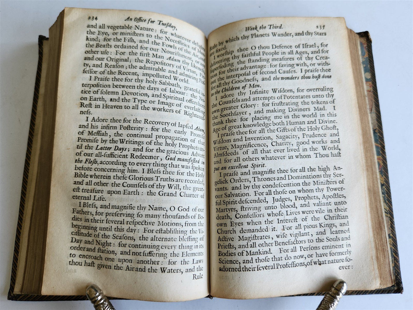 1719 REFORMED DEVOTIONS COLLECTION of HYMNS & PRAYERS antique in ENGLISH