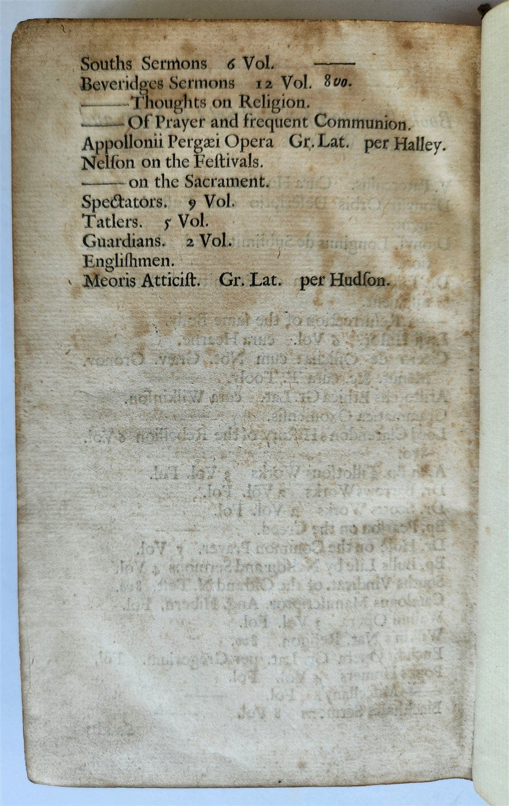 1719 REFORMED DEVOTIONS COLLECTION of HYMNS & PRAYERS antique in ENGLISH