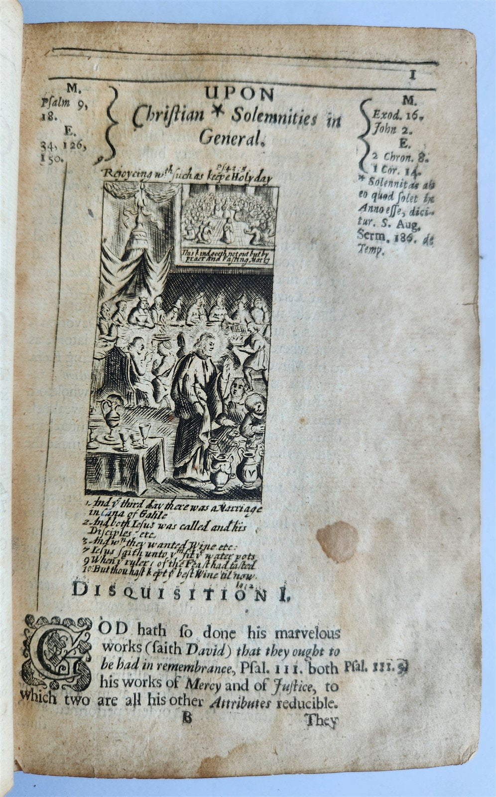 1678 ILLUSTRATED PRIMITIVE DEVOTION in FEASTS & FASTS antique in ENGLISH