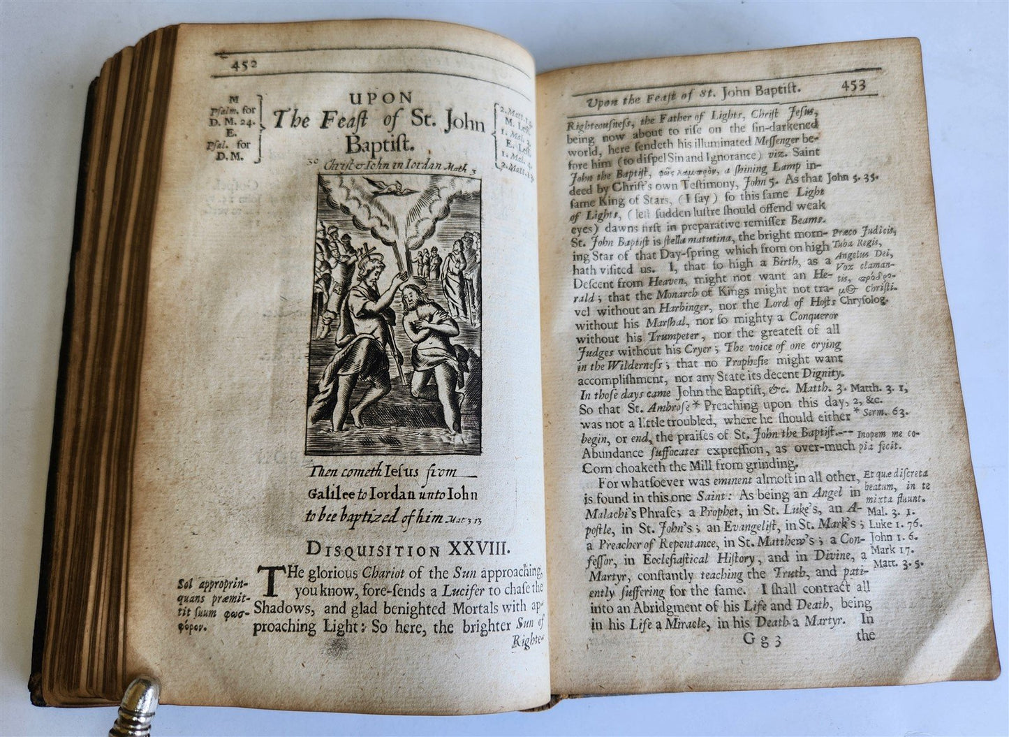 1678 ILLUSTRATED PRIMITIVE DEVOTION in FEASTS & FASTS antique in ENGLISH