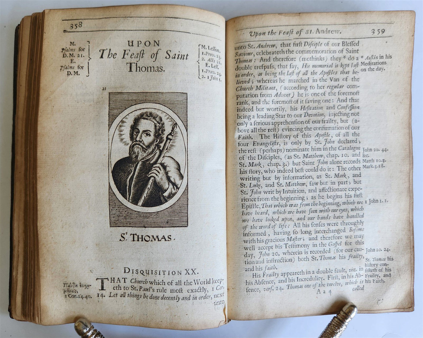 1678 ILLUSTRATED PRIMITIVE DEVOTION in FEASTS & FASTS antique in ENGLISH