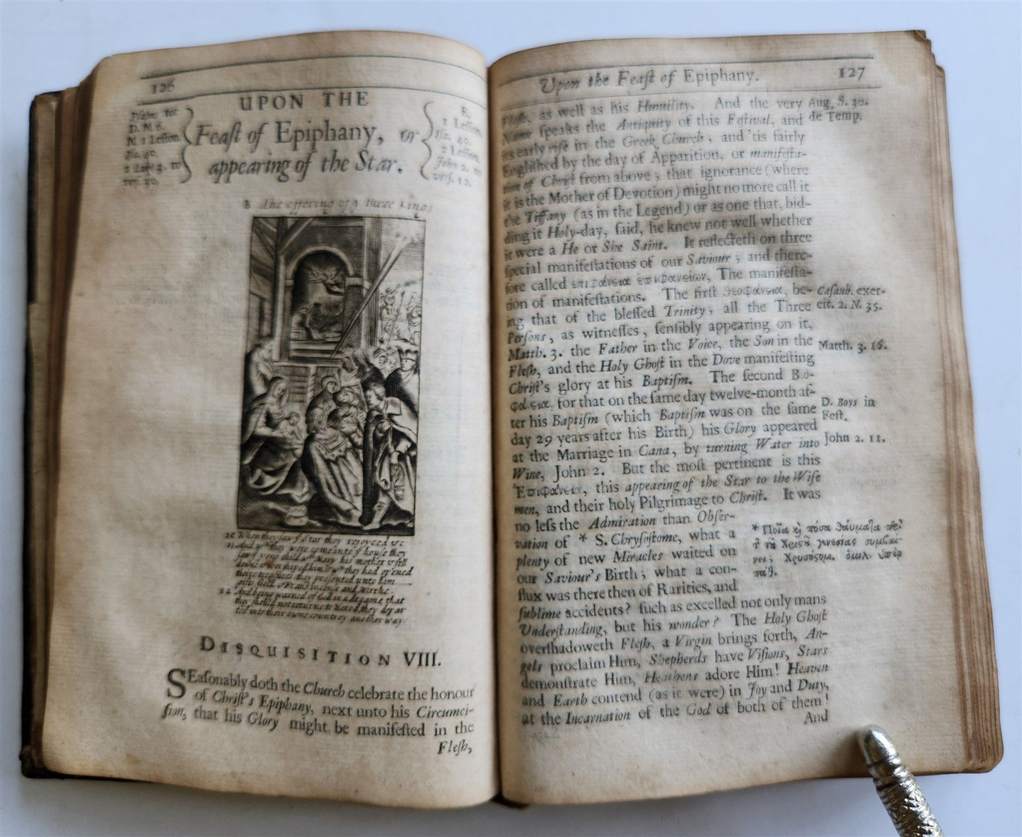 1678 ILLUSTRATED PRIMITIVE DEVOTION in FEASTS & FASTS antique in ENGLISH