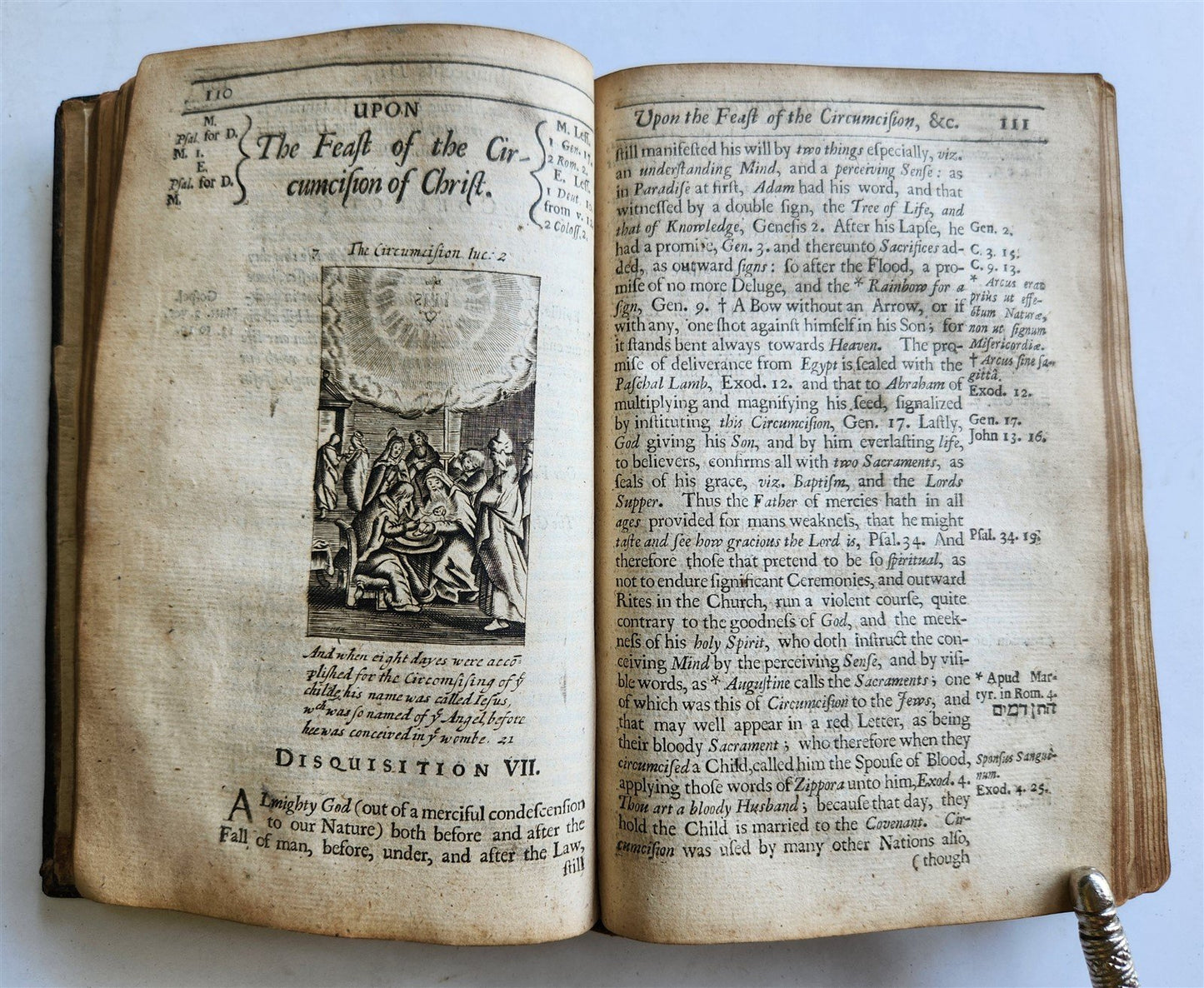 1678 ILLUSTRATED PRIMITIVE DEVOTION in FEASTS & FASTS antique in ENGLISH