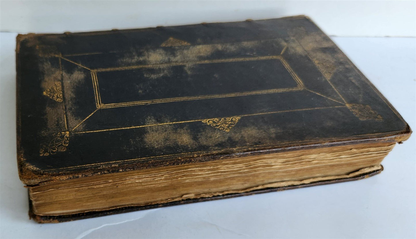 1725 BOOK of COMMON PRAYER w/ PSALTER or PSALMS of DAVID antique in ENGLISH