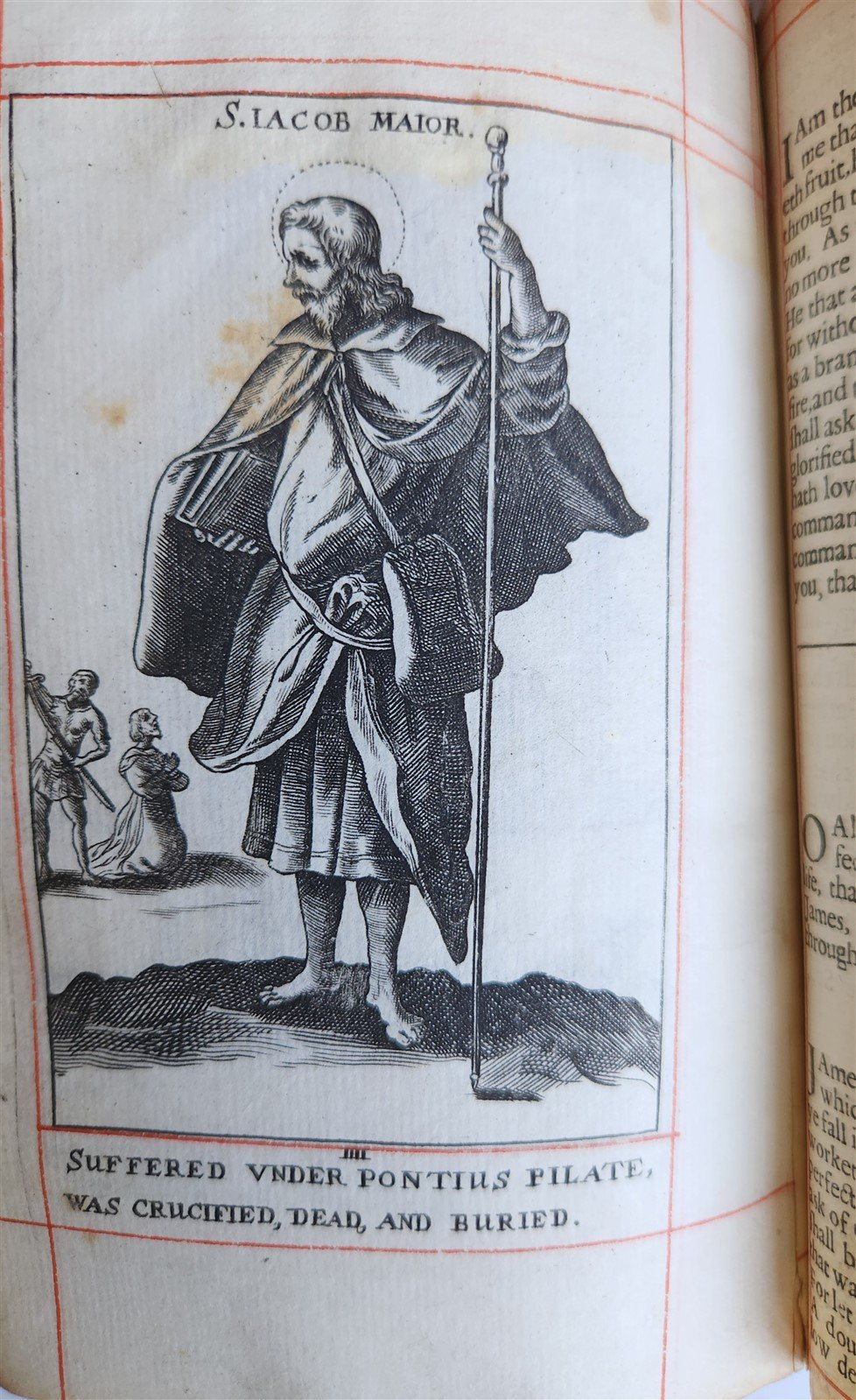 1662 BOOK of COMMON PRAYER ILLUSTRATED w/ PSALMS of DAVID antique in ENGLISH