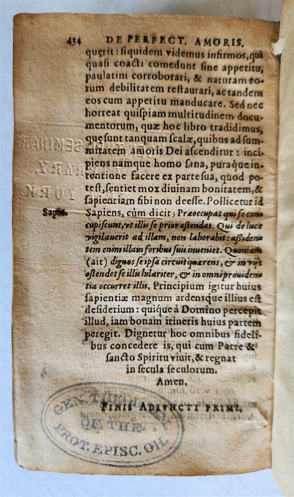 1589 MEMORIALIS CHRISTIANAE VITAE ADIVNCTUM R.P.F. LUDOVICO GRANATENSI antique