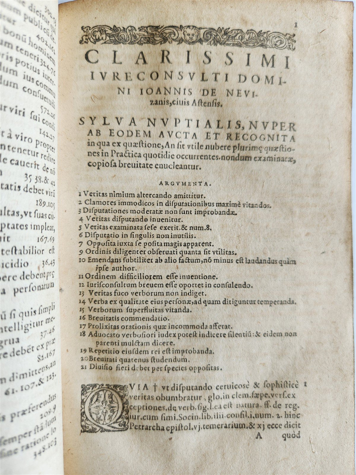 1602 TREATISE on MARRIAGE Sylva nuptialis FAMILY LAW antique Giovanni Nevizzano