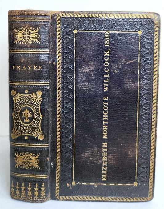 1810 BOOK of COMMON PRAYER w/ PSALTER, or PSALMS of DAVID antique in ENGLISH