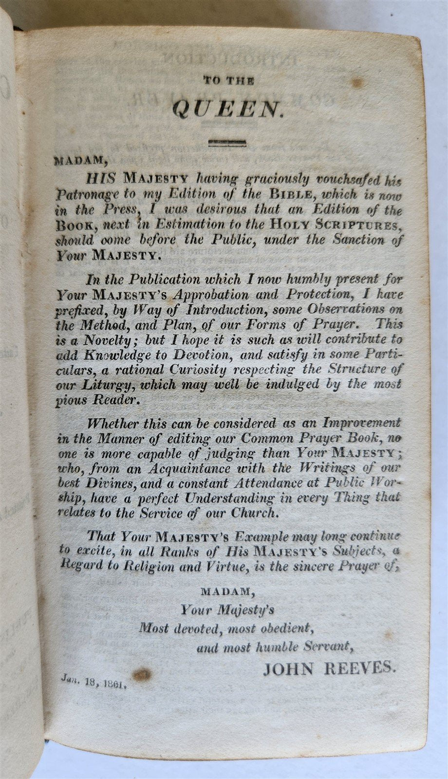 1810 BOOK of COMMON PRAYER w/ PSALTER, or PSALMS of DAVID antique in ENGLISH