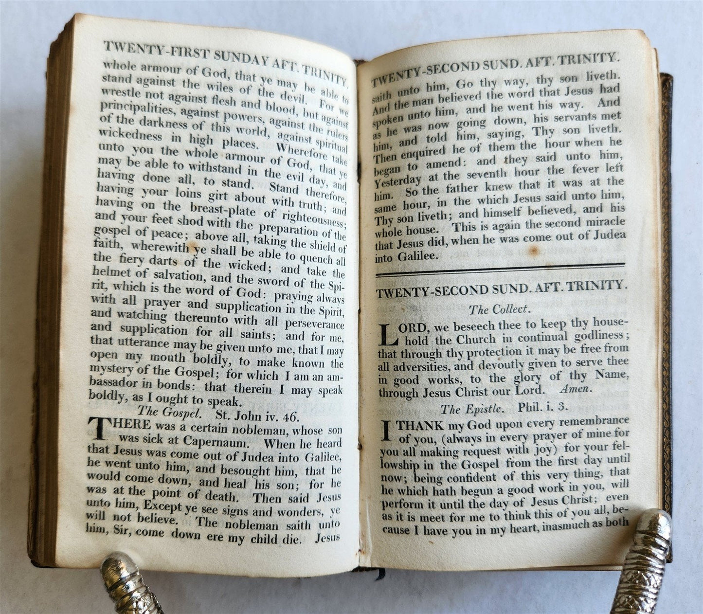 1810 BOOK of COMMON PRAYER w/ PSALTER, or PSALMS of DAVID antique in ENGLISH