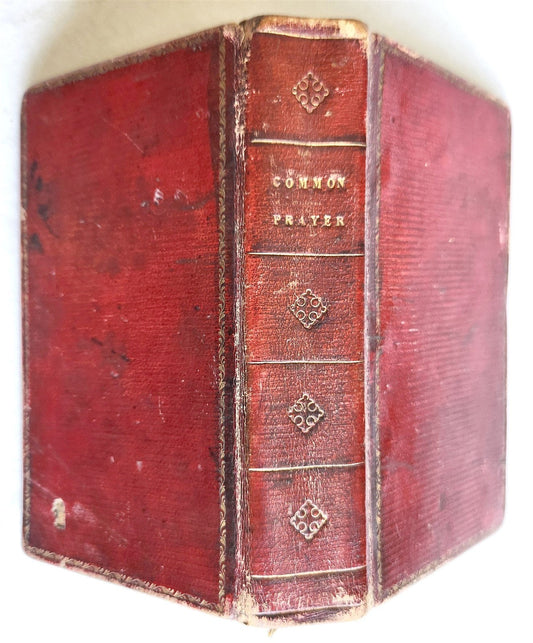 1826 BOOK of COMMON PRAYER w/ PSALTER, or PSALMS of DAVID antique in ENGLISH