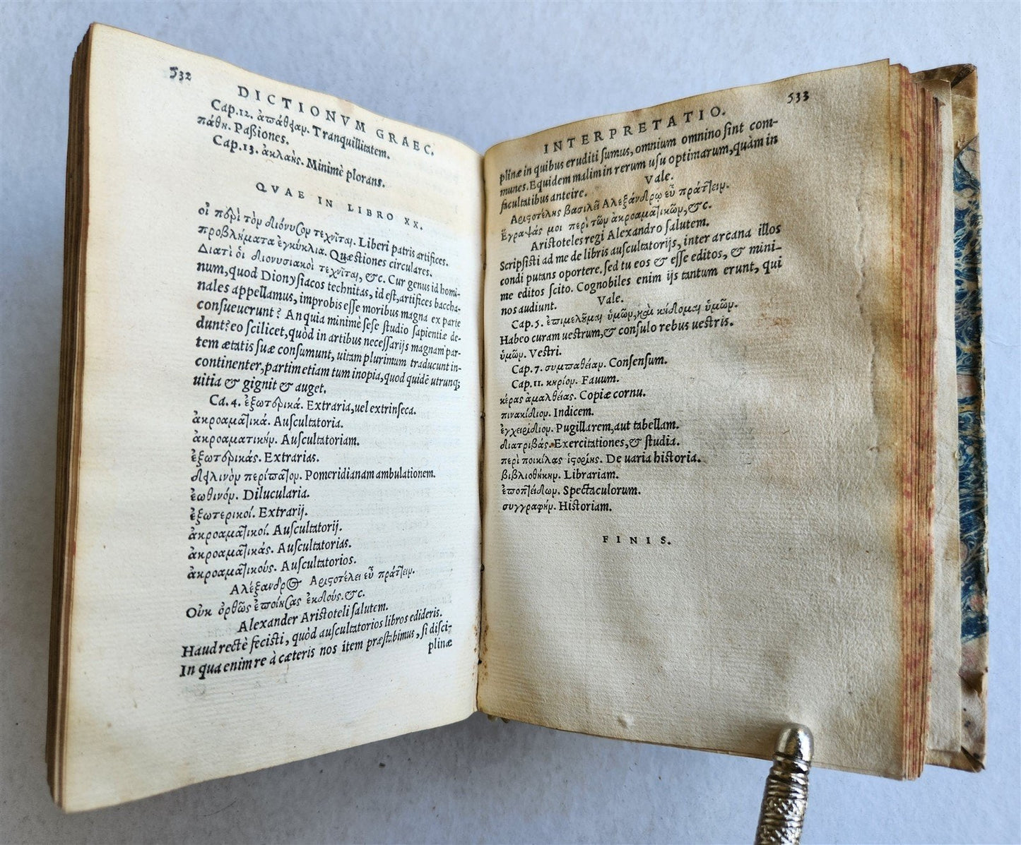 1546 ATTIC NIGHTS by Gellius Aulus Noctes Atticae antique