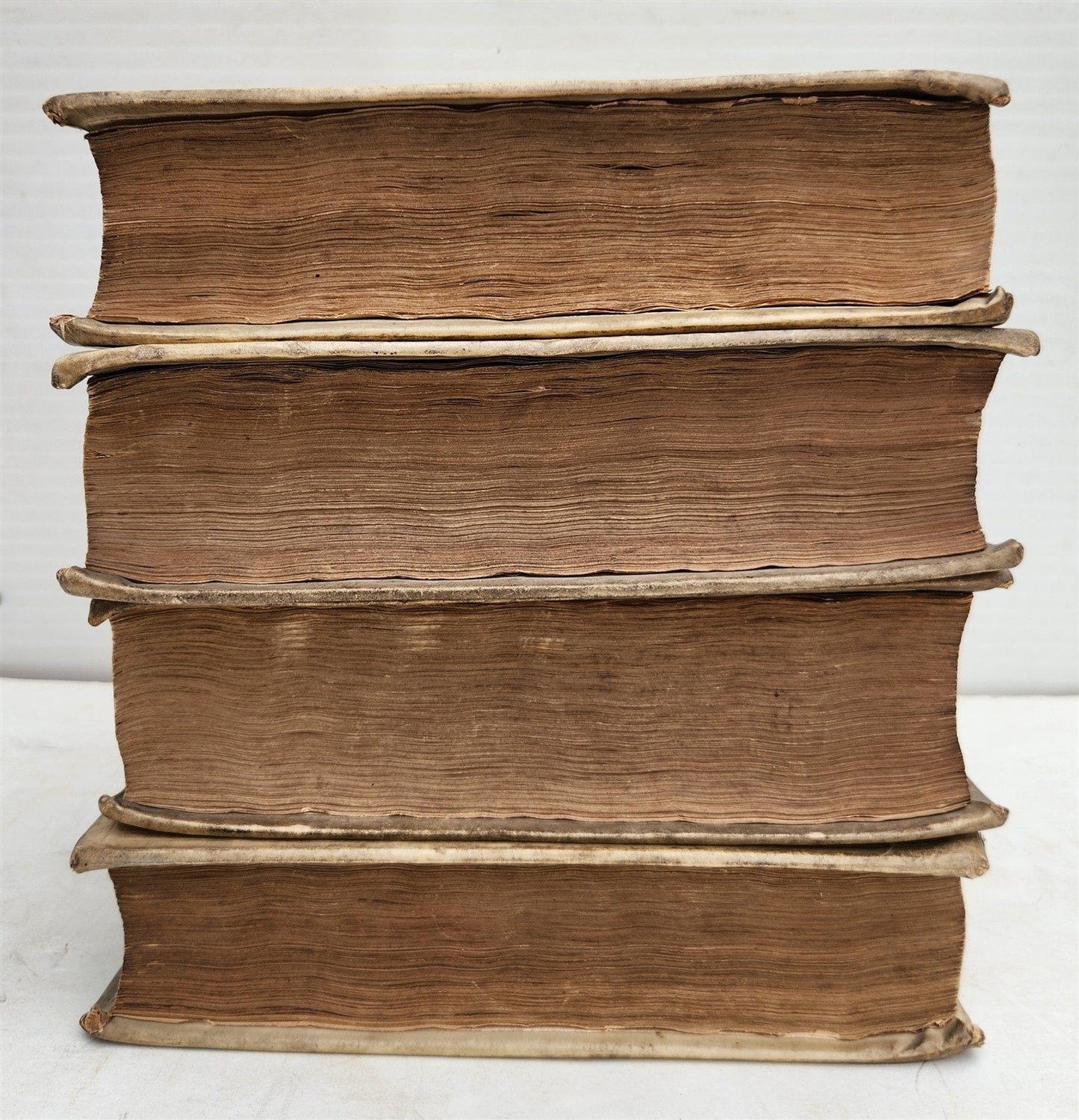 1727 OVID 4 VELLUM BOUND VOLUMES antique Publius Ovidius Naso