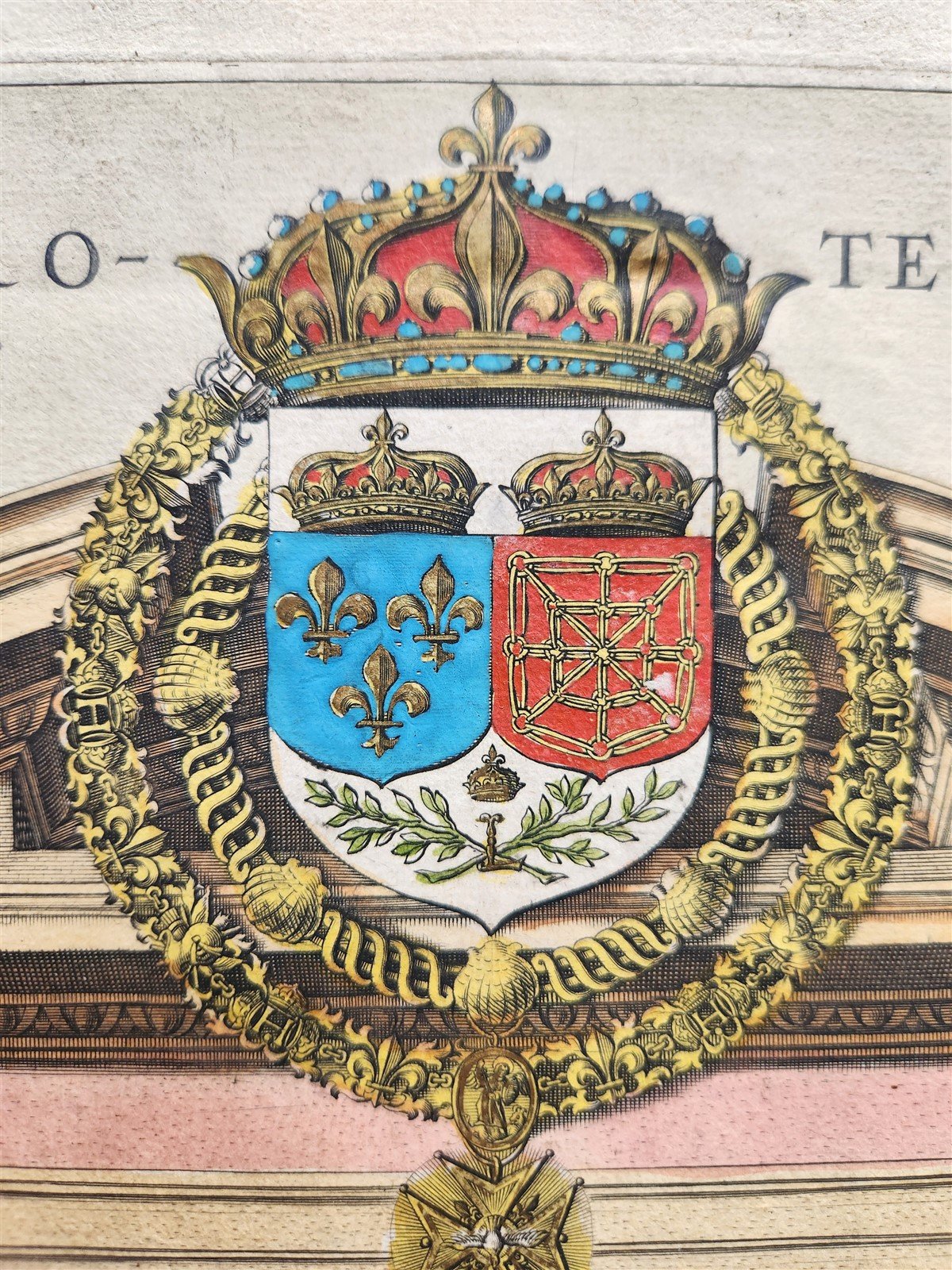 1645 THEATRUM ORBIS TERRARUM SIVE ATLAS NOVUS p.2 TITLE PAGE antique BLAEU