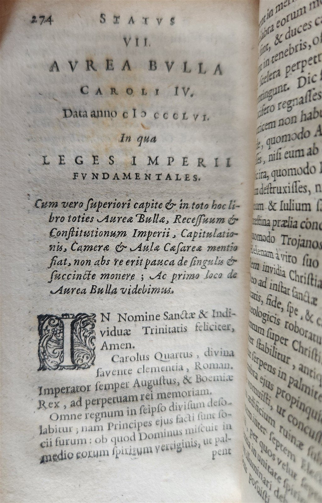 1634 RESPUBLICA ET STATUS IMPERII ROMANO GERMANICI antique ELZEVIER VELLUM BOUND