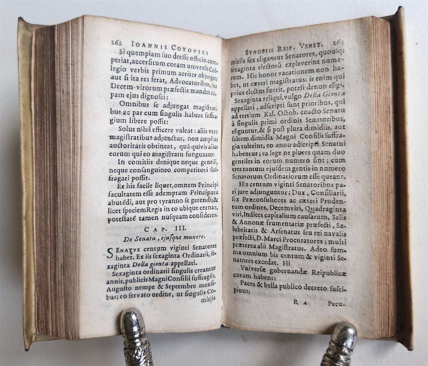 1627 DE REPUBLICA VENETORUM antique ELZEVIER VELLUM BOUND VENICE HISTORY