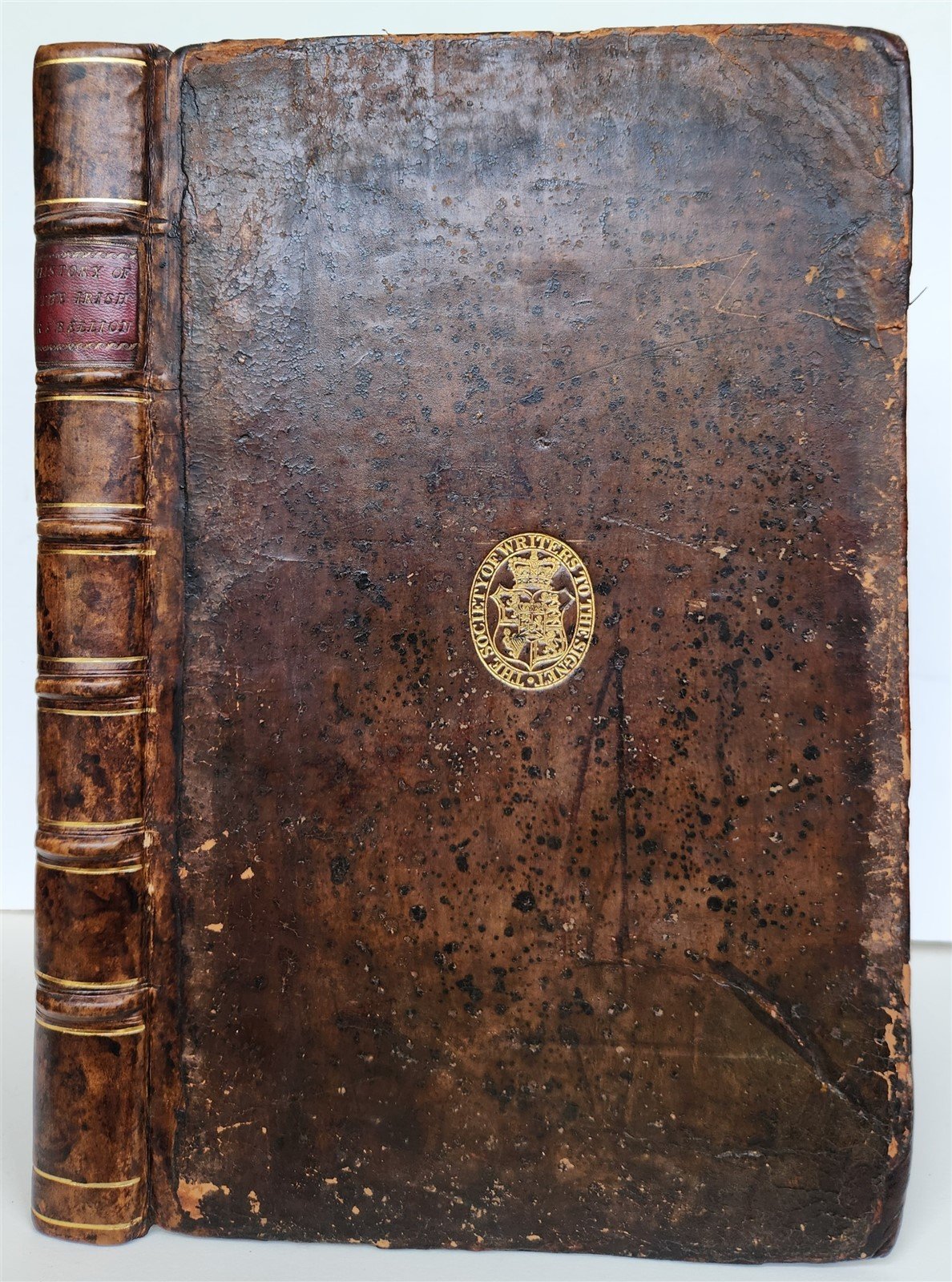 1680 HISTORY OF THE EXECRABLE IRISH REBELLION antique FOLIO in ENGLISH