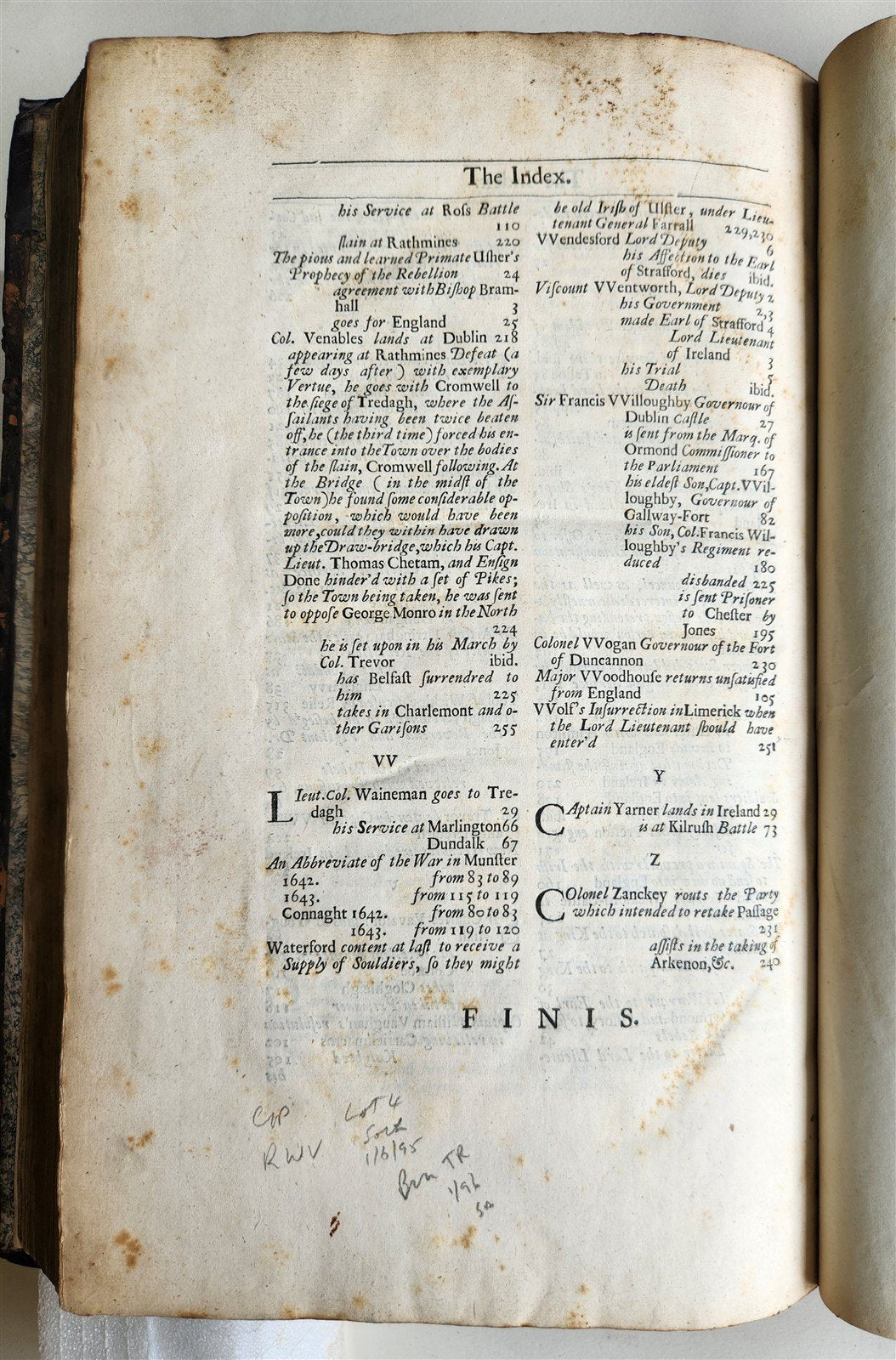 1680 HISTORY OF THE EXECRABLE IRISH REBELLION antique FOLIO in ENGLISH