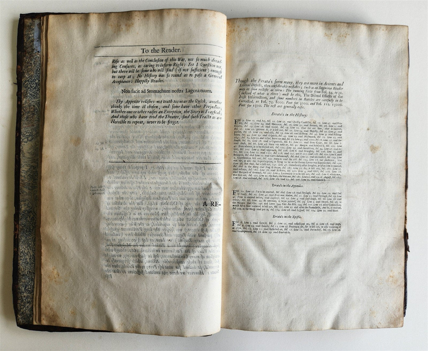 1680 HISTORY OF THE EXECRABLE IRISH REBELLION antique FOLIO in ENGLISH