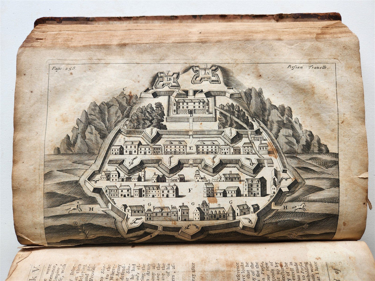 1677 SIX VOYAGES OF JOHN BAPTISTA TAVERNIER antique FOLIO ILLUSTRATED