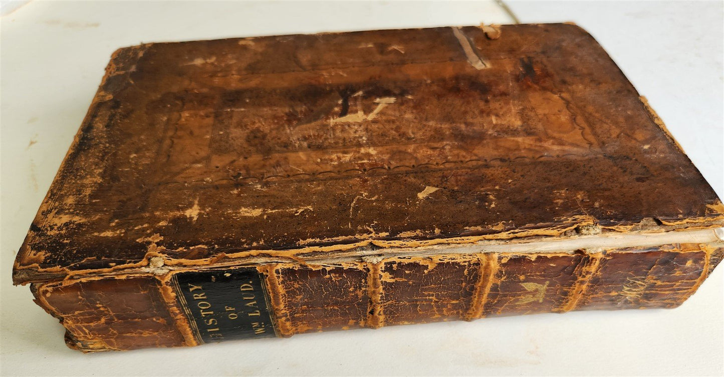 1695 HISTORY of TROUBLES & TRYAL OF BLESSED MARTYR WILLIAM LAUD antique FOLIO
