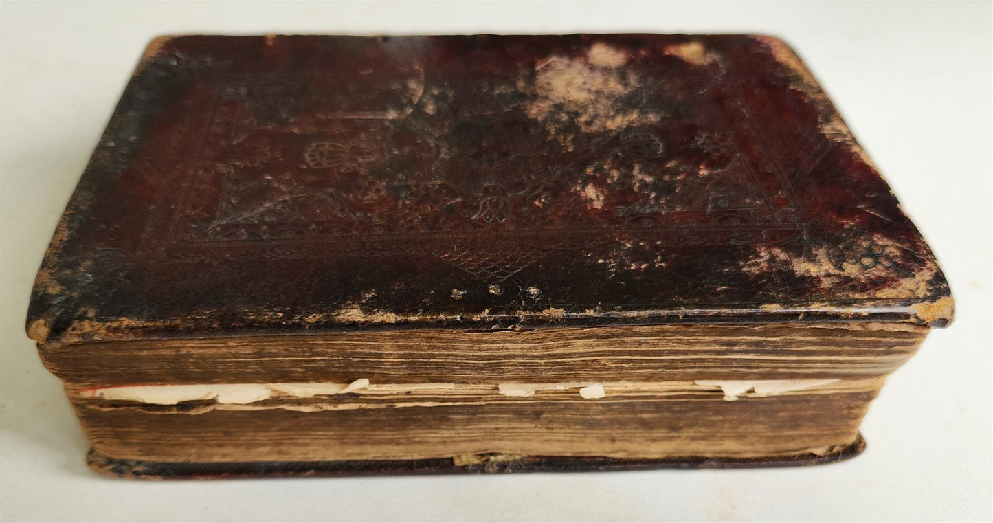 1679 BIBLE in ENGLISH antique OLD & NEW TESTAMENT ORIGINAL BINDING 17th CENTURY