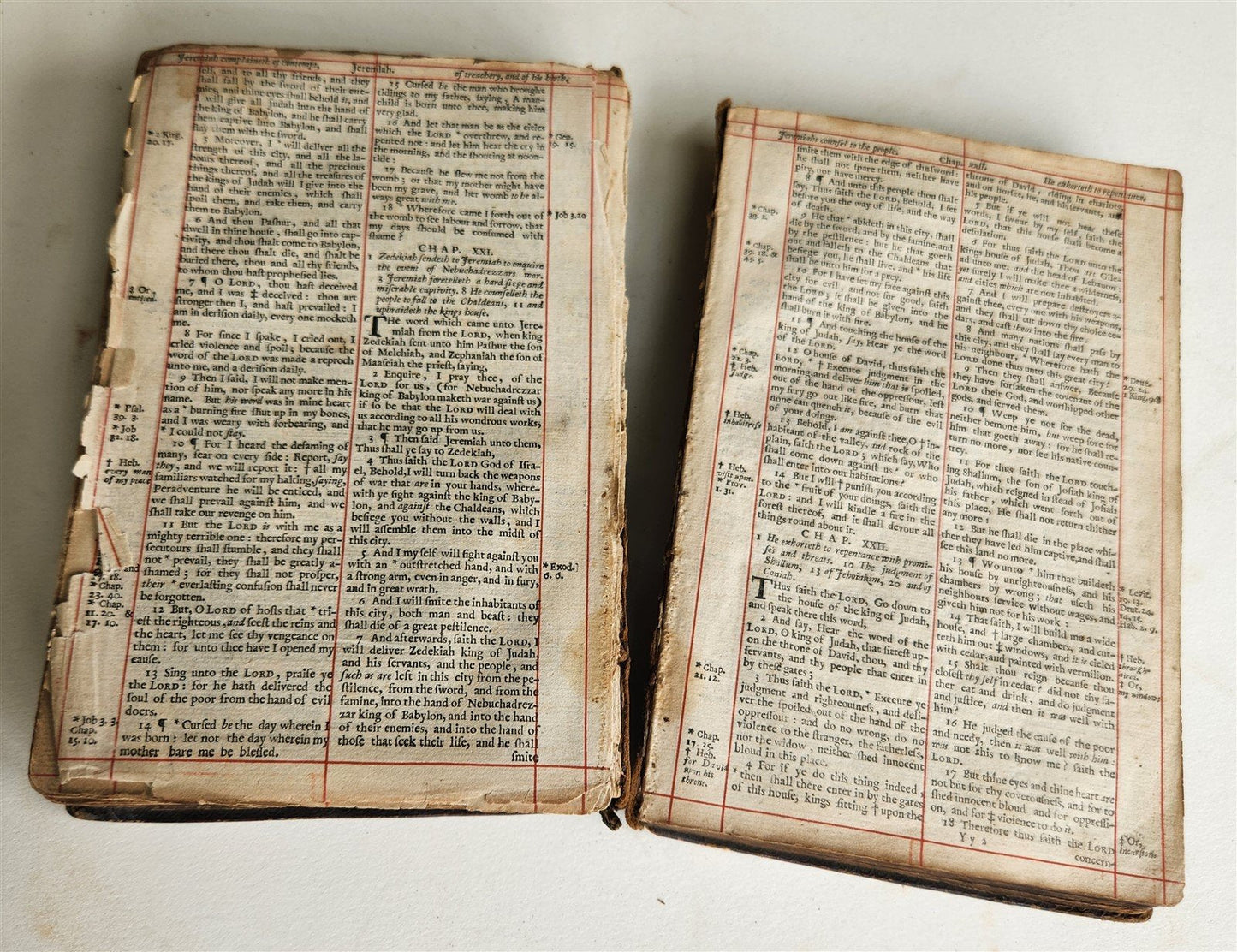 1679 BIBLE in ENGLISH antique OLD & NEW TESTAMENT ORIGINAL BINDING 17th CENTURY