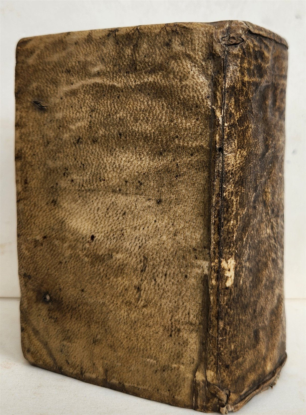 1640 BIBLE in FRENCH RARE ILLUSTRATED LE NOUVEAU TESTAMENT antique VELLUM BOUND