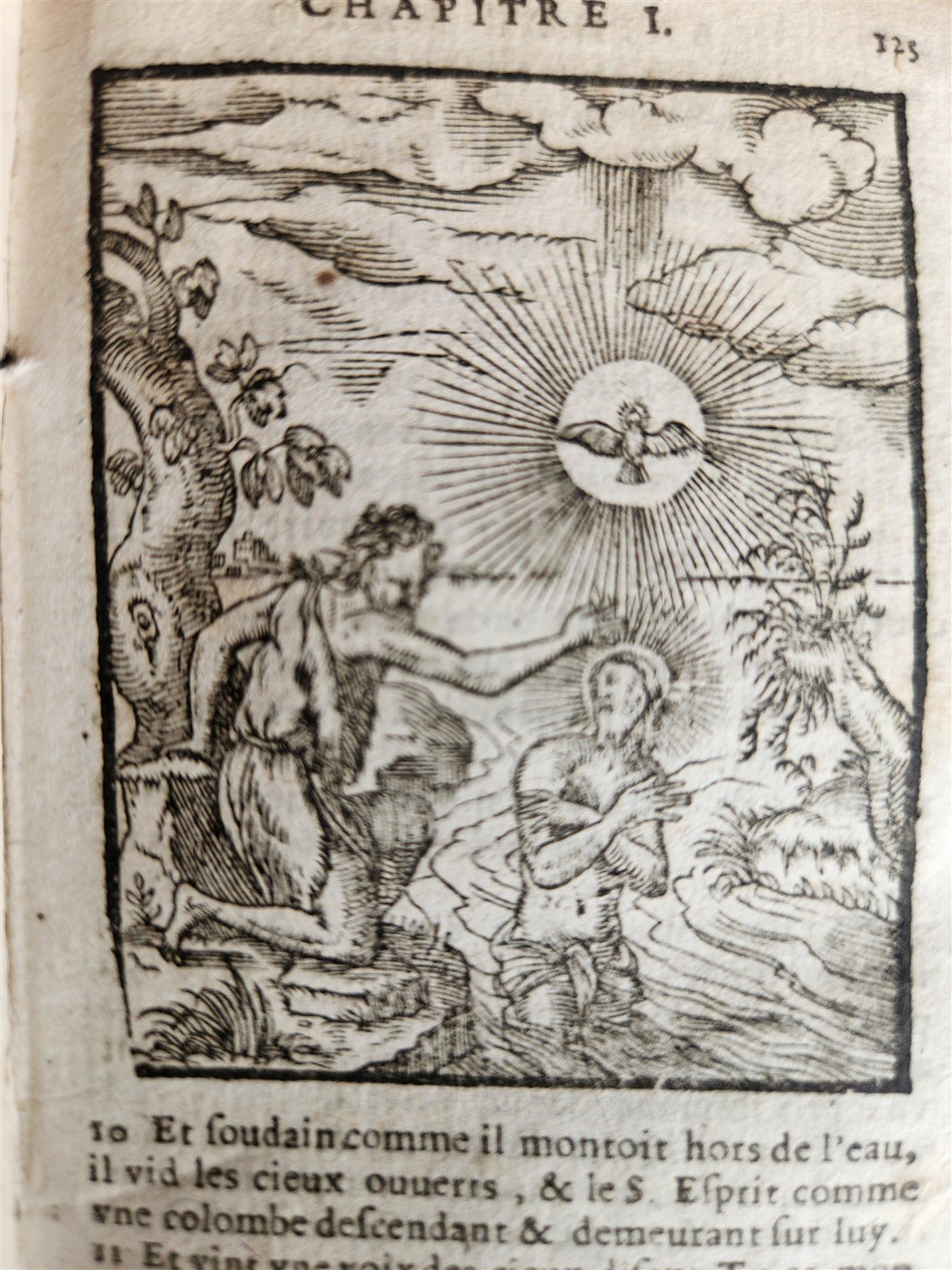 1640 BIBLE in FRENCH RARE ILLUSTRATED LE NOUVEAU TESTAMENT antique VELLUM BOUND