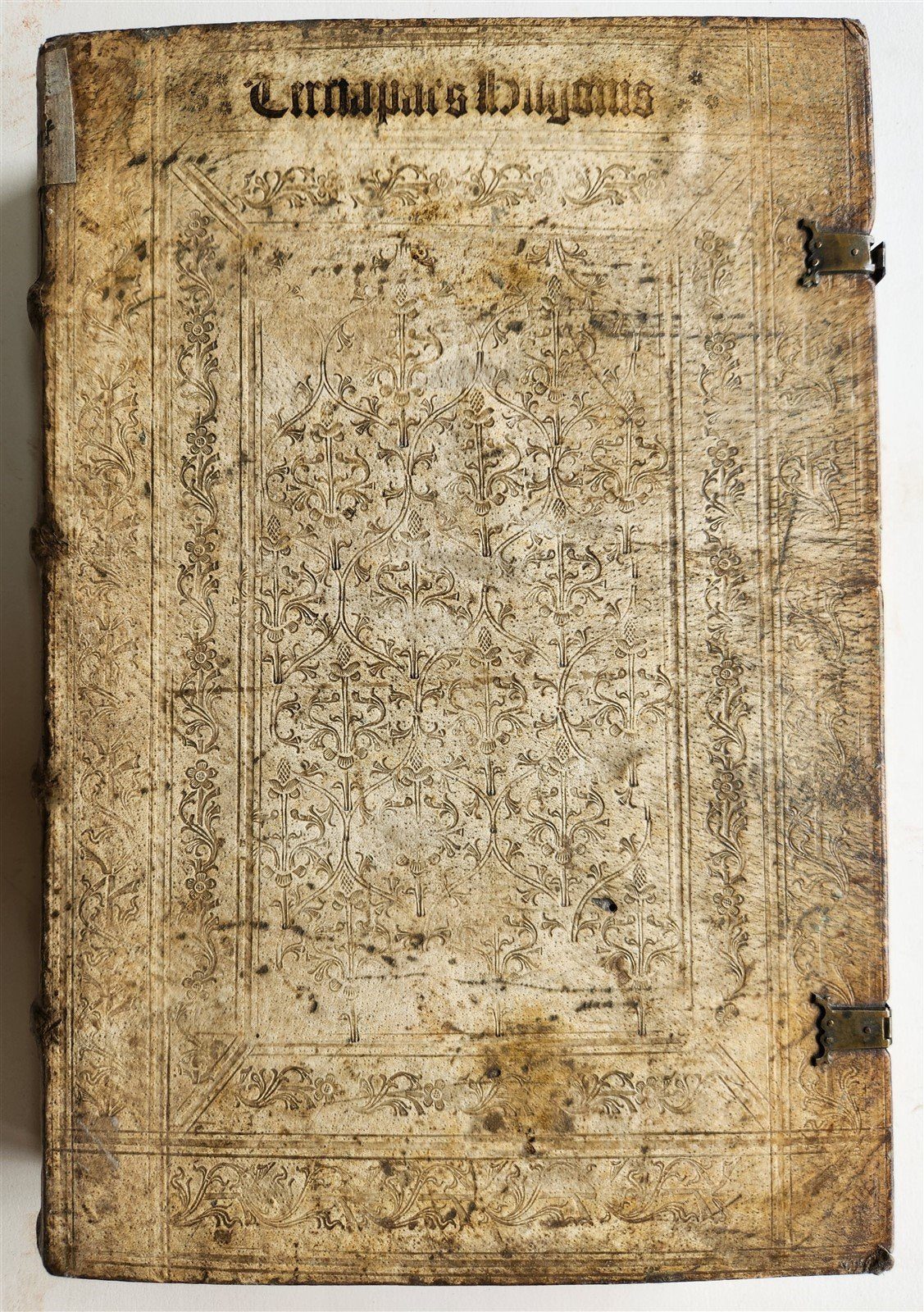 1506 BIBLE in LATIN POST-INCUNABULA antique FOLIO ORIGINAL PIGSKIN BINDING