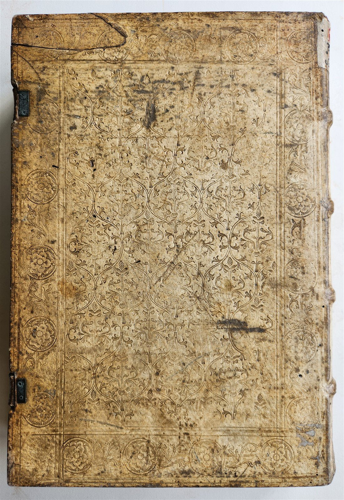 1506 BIBLE in LATIN POST-INCUNABULA antique FOLIO ORIGINAL PIGSKIN BINDING