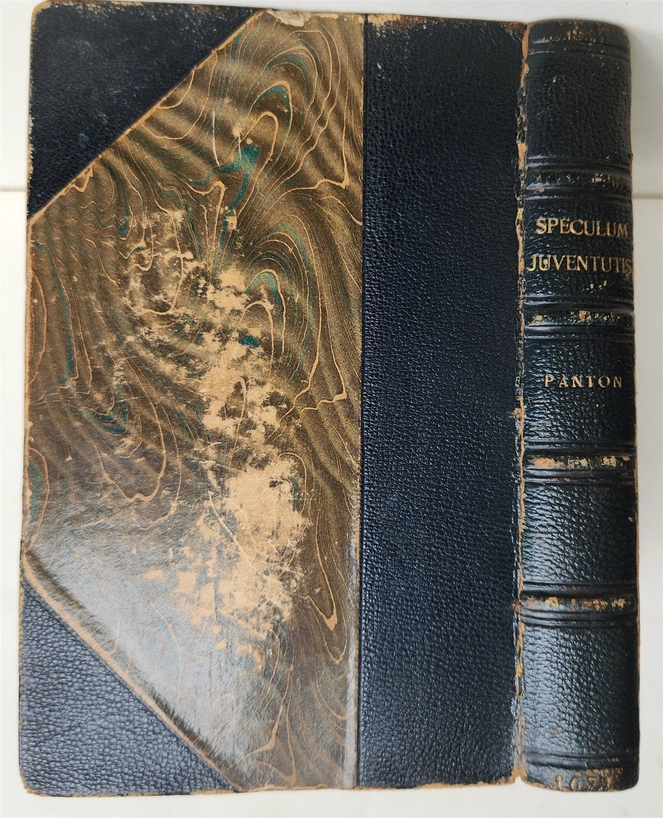 1671 GUIDE for YOURS in ENGLISH antique SPECULUM JUVENTUTIS