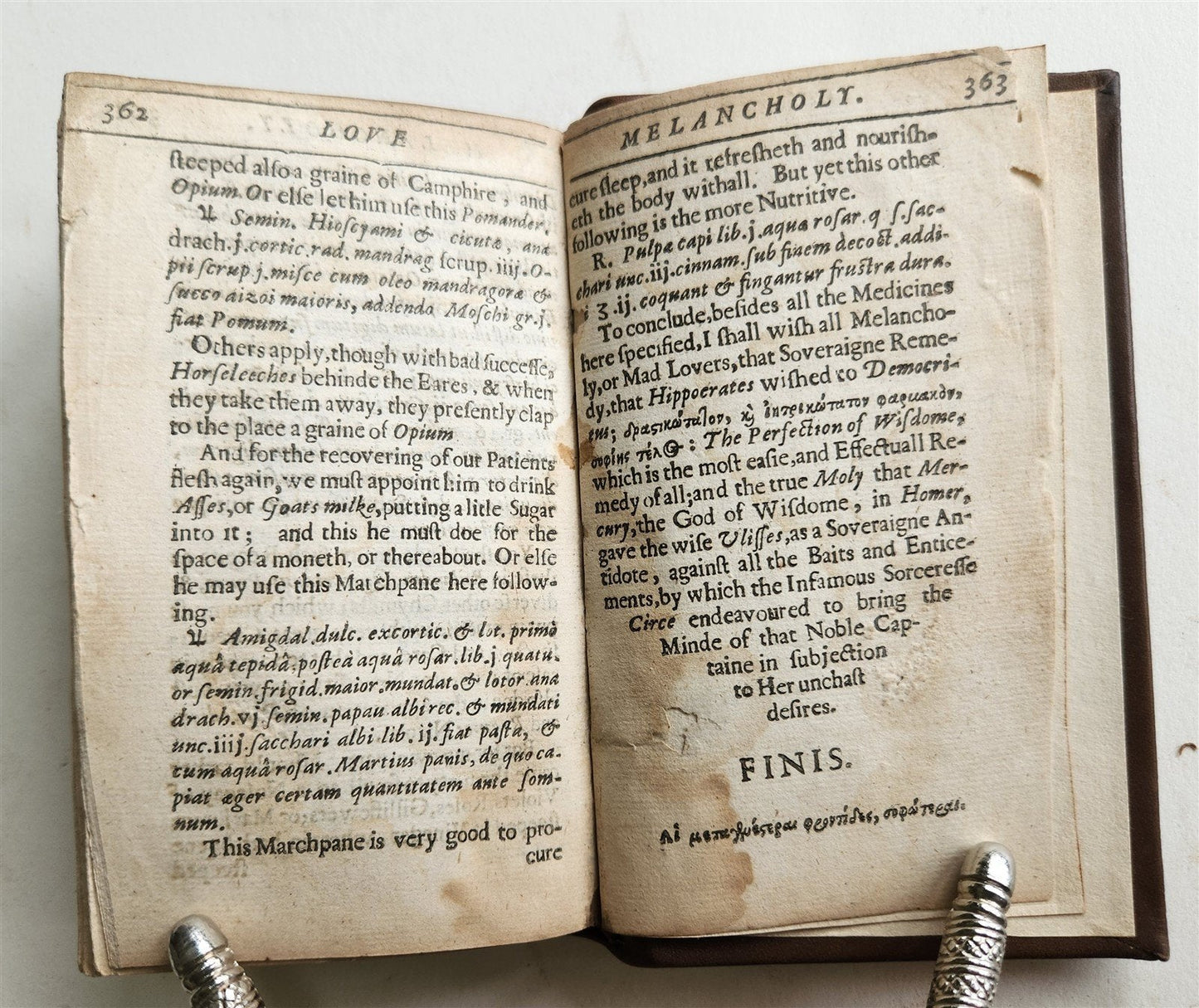 1640 EROTOMANIA CURE OF LOVE EROTIQUE MELANCHOLY antique 1st ENGLISH EDITION